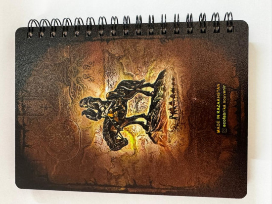 Блокнот деревянный для записей «Казахстан»