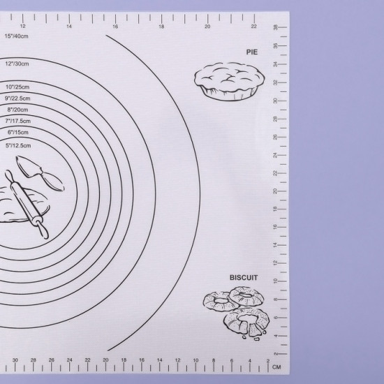 Коврик для выпечки и раскатки теста с разметкой