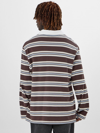 Лонгслив-поло мужской