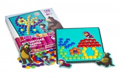 Магнитная мозаика с аппликацией «Маша и медведь» - Фото 1