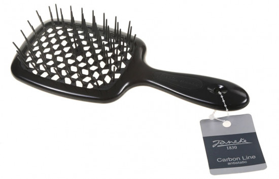 Щётка для волос прямоугольная «Superbrush Carbon Line»