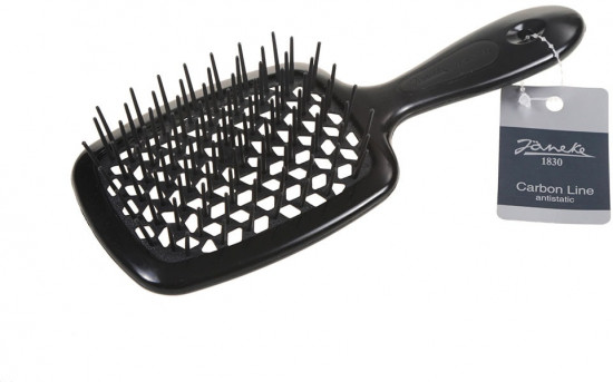 Щётка для волос прямоугольная «Superbrush Carbon Line»