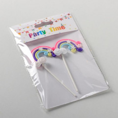 Набор топперов для торта «Радуга» - Фото 3