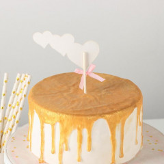 Набор топперов для торта «Сердечки» - Фото 2