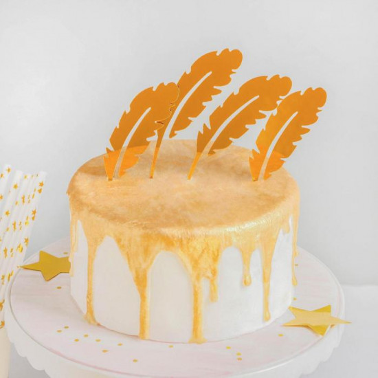 Набор топперов для торта «Перо»