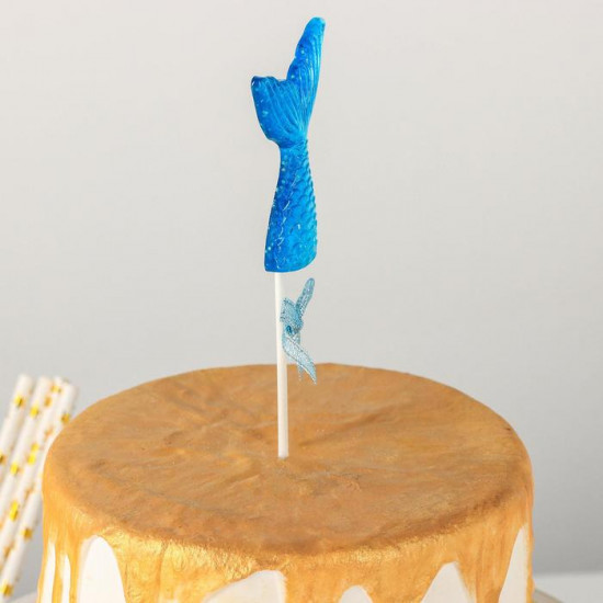 Топпер для торта «Хвост русалки»