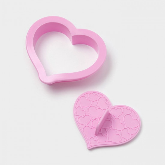 Печати для теста и мастики «Сердечки»