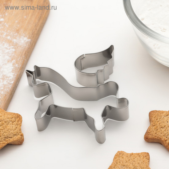 Набор форм для печенья «Единорог»