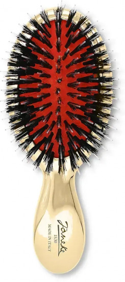 Комбинированная щетка для волос с натуральной щетиной «Brush Combi Natural Bristles Golden XS»
