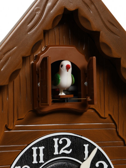 Часы настенные интерьерные с кукушкой «Избушка»
