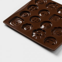 Форма для шоколада «Пуговки» - Фото 4