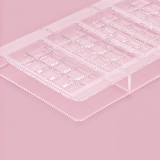 Форма для шоколада «Плитки с сердцами»