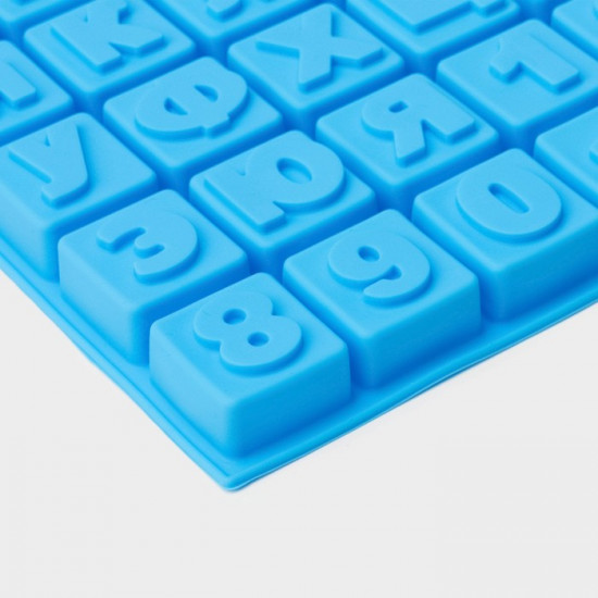 Форма для шоколада «Алфавит для бенто-тортов»