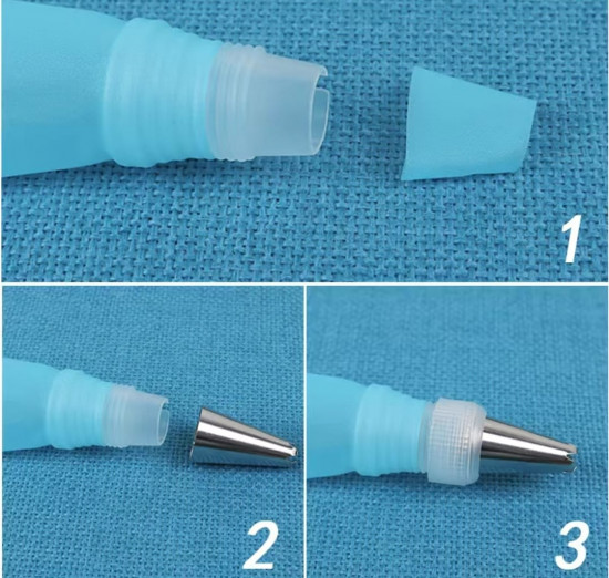 Кондитерский мешок с насадками