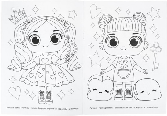 Раскраска «Снежная академия»