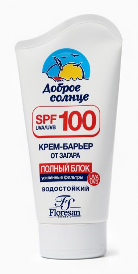 Крем-барьер от загара водостойкий SPF 100