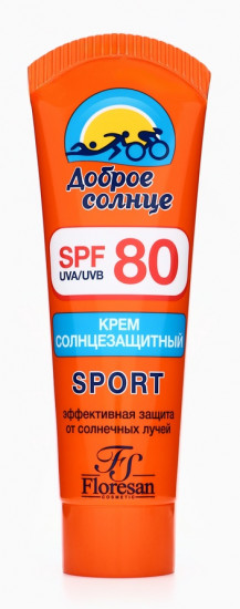 Крем солнцезащитный для спорта SPF 80
