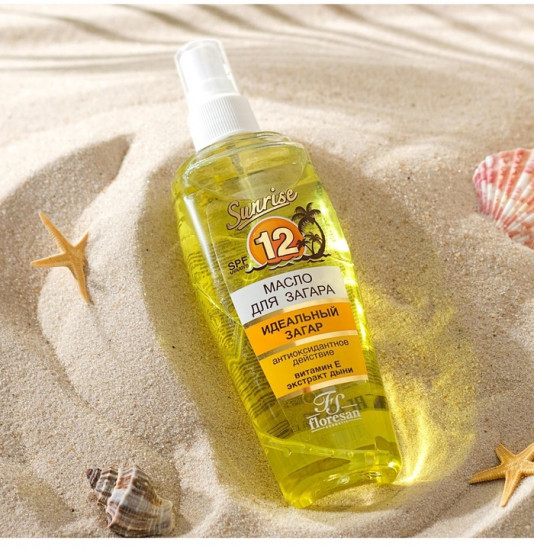 Масло для быстрого загара с увлажняющим действием SPF 12