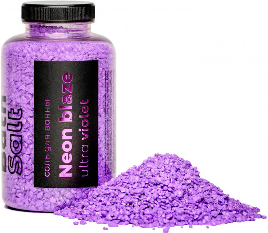 Соль для ванны с шиммером «Ultra violet»