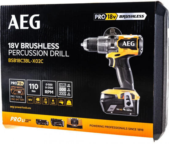 Дрель-шуруповерт ударная BSB18C3BL-X02C
