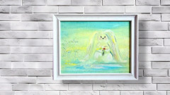 Картина в детскую комнату «Нежность в подарок» - Фото 4