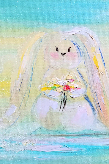 Картина в детскую комнату «Нежность в подарок»