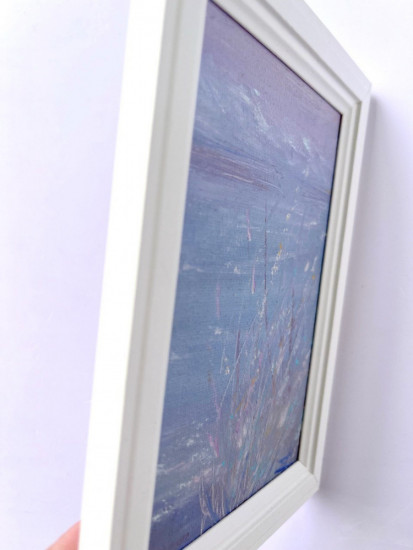 Картина-миниатюра маслом «Летний бриз»