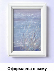 Картина-миниатюра маслом «Летний бриз» - Фото 2