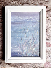 Картина-миниатюра маслом «Летний бриз» - Фото 1