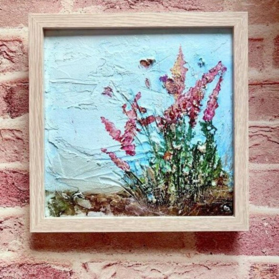 Картина фактурная авторская «Медовый аромат»