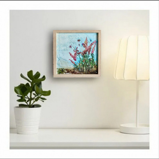 Картина фактурная авторская «Медовый аромат»