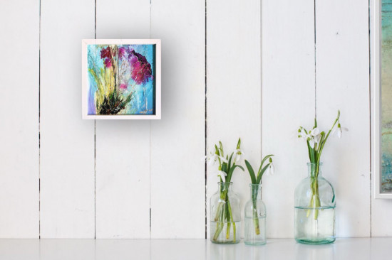 Авторская фактурная картина «На солнечной стороне»