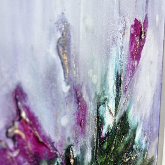 Авторская фактурная картина «Точка роста»