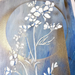 Панно «Цветы в сиянии» - Фото 5