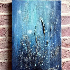 Картина фактурная авторская «Сон степи» - Фото 4