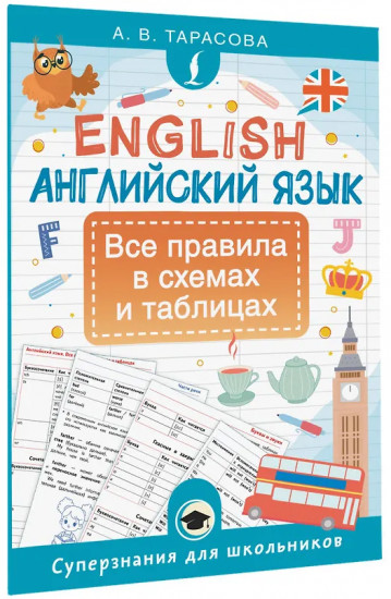 Английский язык. Все правила в схемах и таблицах