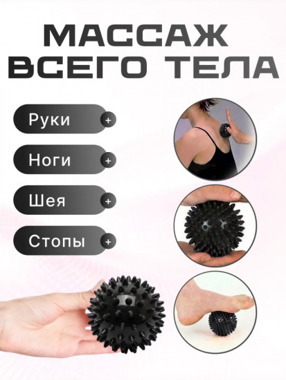 Массажный мяч с шипами для МФР и фитнеса
