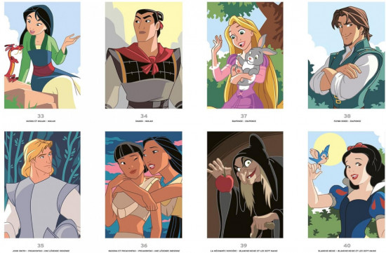 Раскраска «Hachette Coloriages mystères — Grands classiques spécial débutants Tome 2»