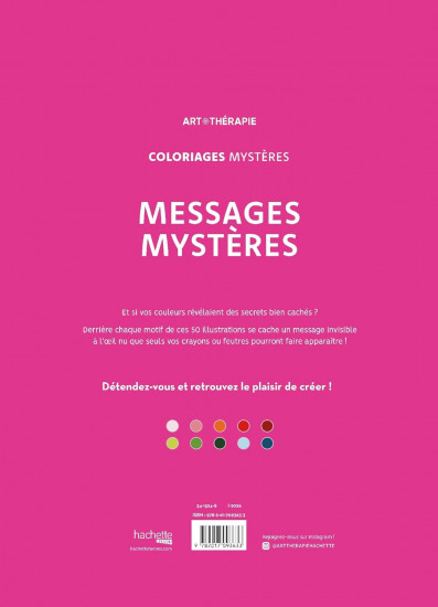 Раскраска «Hachette Coloriages mystères — Messages mystères»