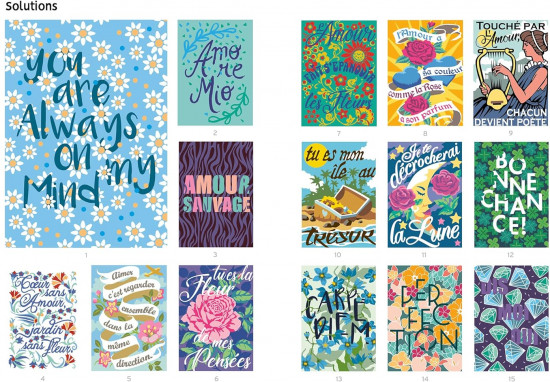 Раскраска «Hachette Coloriages mystères — Messages mystères»