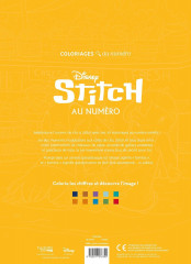 Раскраска «Hachette Coloriages mystères — Coloriages au numéro — Stitch» - Фото 1