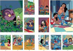 Раскраска «Hachette Coloriages mystères — Coloriages au numéro — Stitch» - Фото 2