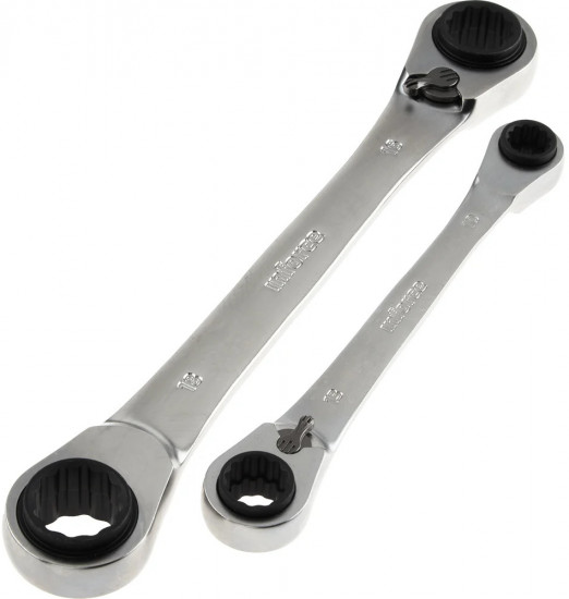 Набор ключей накидных трещоточных 06-05-90