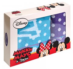 Комплект полотенец махровых пестротканых "Master Mickey" (Cleanelly, 50х90 и 70х130) - Фото 1