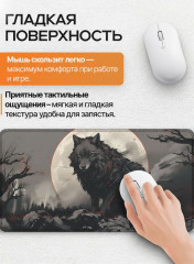 Коврик для мыши и клавиатуры «Ночной волк» - Фото 4