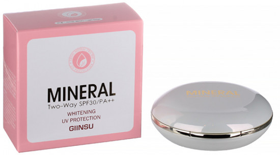 Минеральная компактная пудра со сменным блоком «Mineral Two-Way Whitening UV Protection SPF 30/PA»