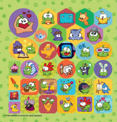 Набор наклеек «Ам Ням. Накорми монстрика» - Фото 1