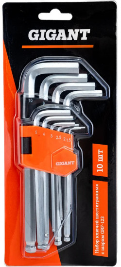 Набор ключей шестигранных grf-123