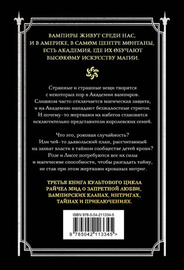Академия вампиров. Книга 3. Поцелуй тьмы