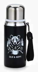 Термос «Calm and happy» - Фото 1